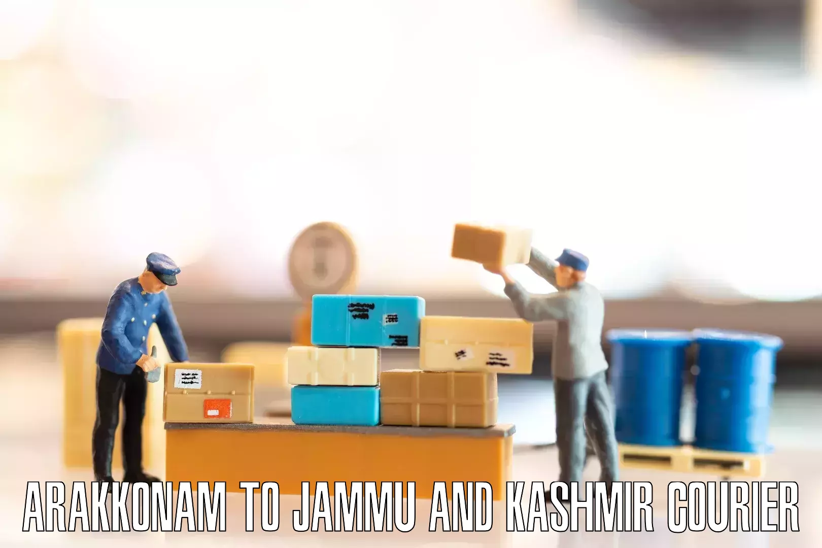 Skilled furniture movers Arakkonam to IIT Jammu