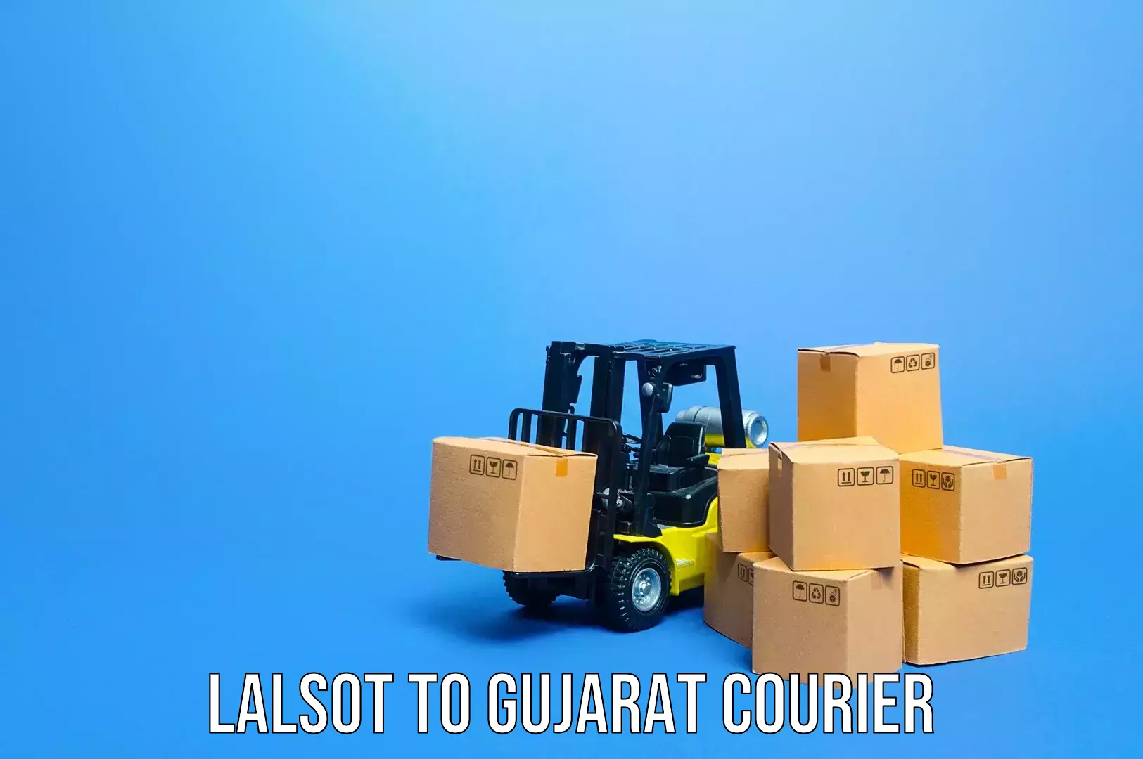 Luggage shipment specialists in Lalsot to Gujarat