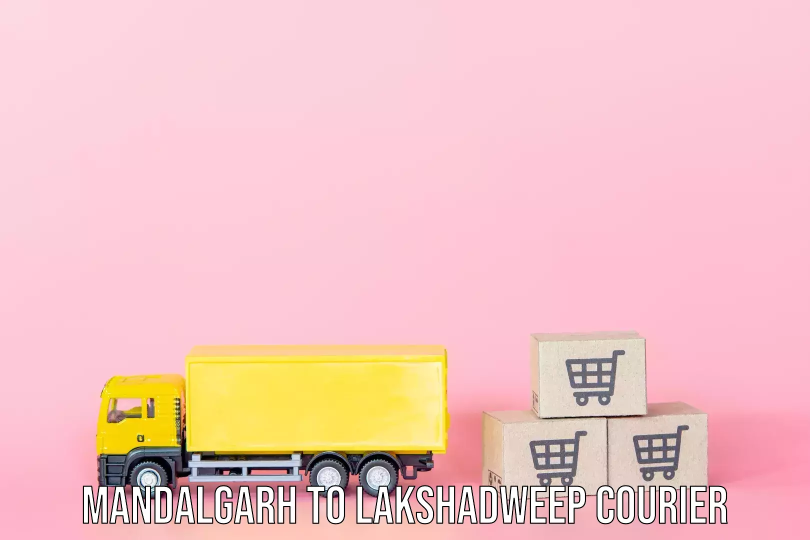 Baggage shipping quotes in Mandalgarh to Lakshadweep