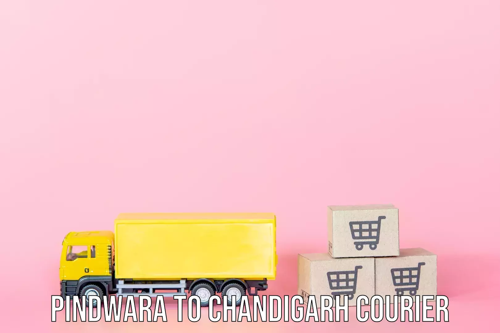 Door to hotel baggage transport Pindwara to Chandigarh