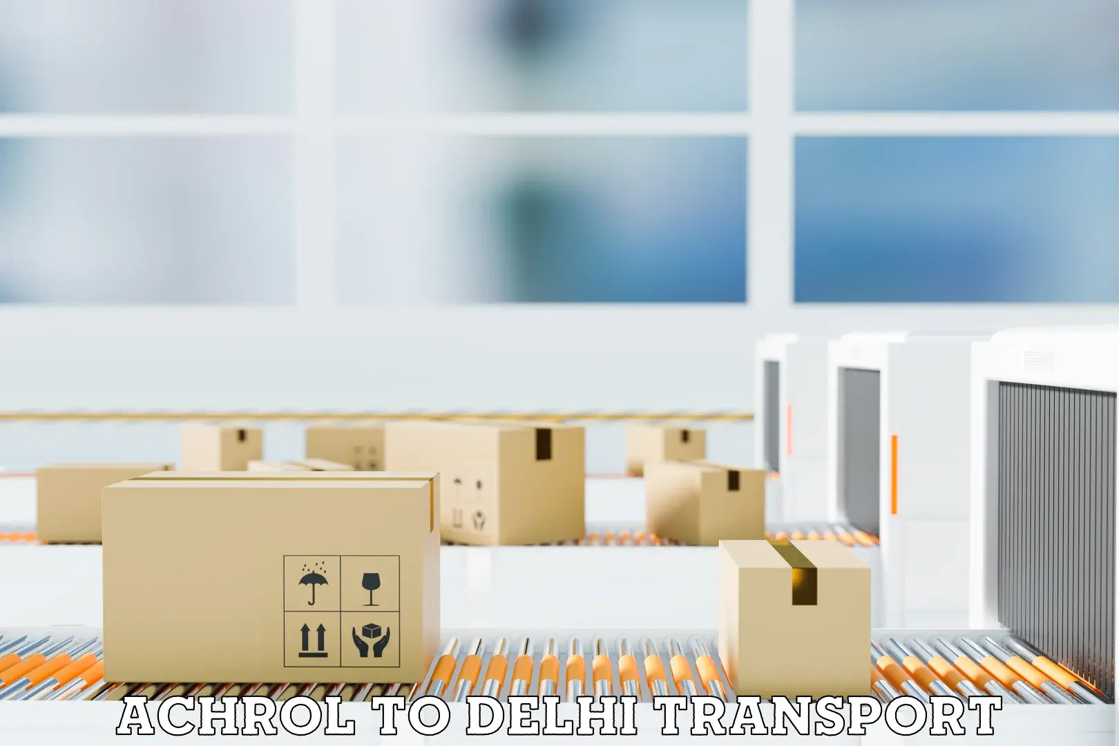 Air freight transport services Achrol to Delhi