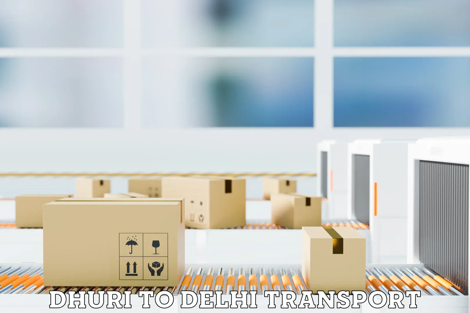 Transport in sharing Dhuri to Naraina Industrial Estate