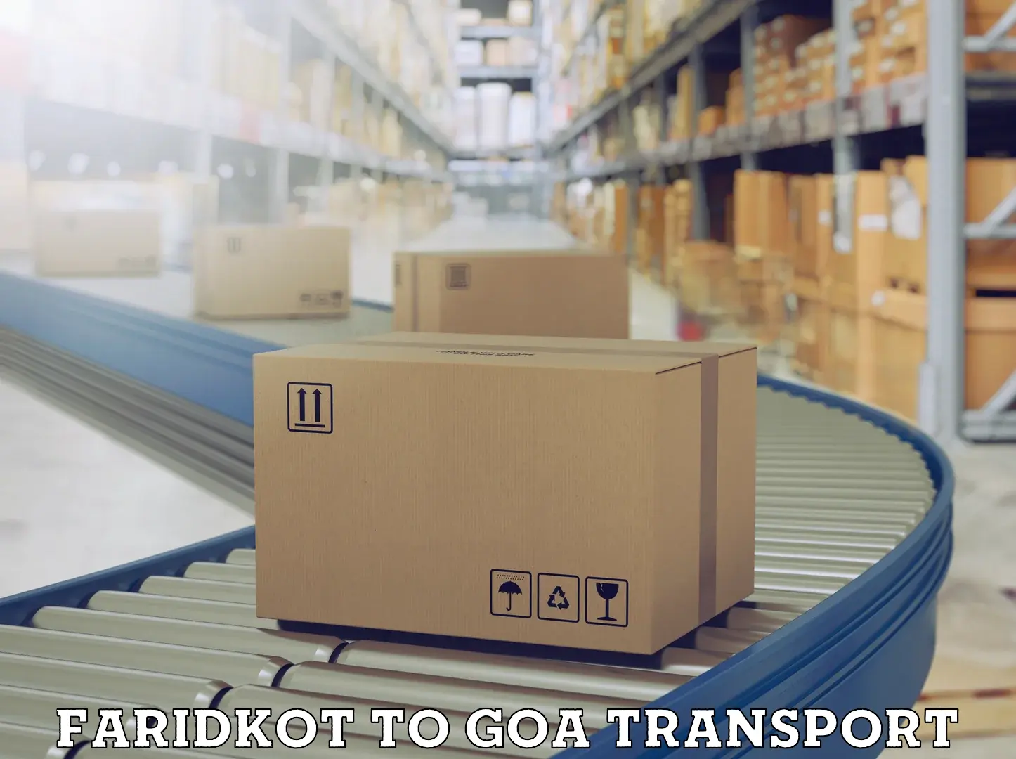 Cargo transport services Faridkot to Margao