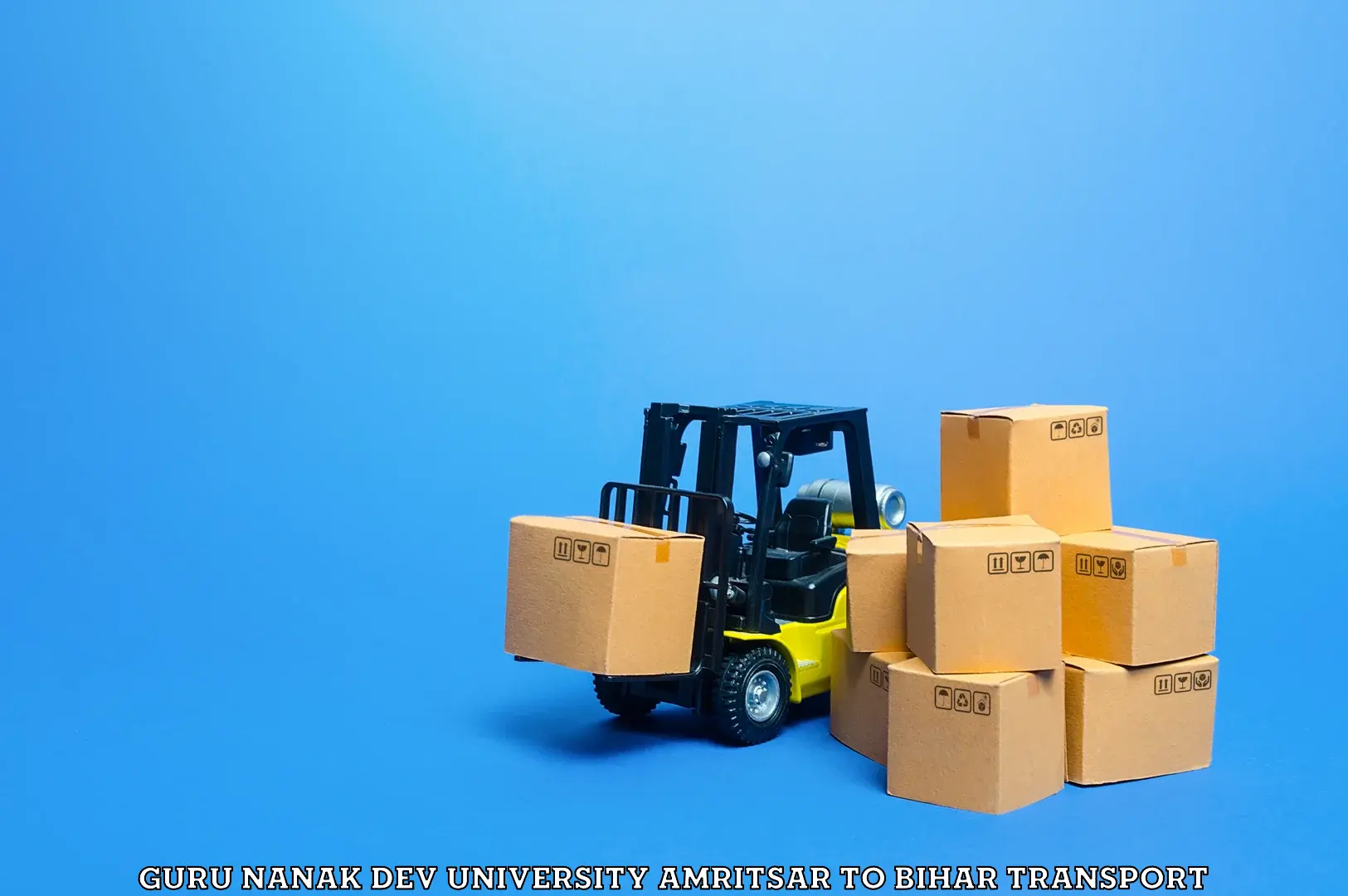 Goods delivery service in Guru Nanak Dev University Amritsar to Mojharia