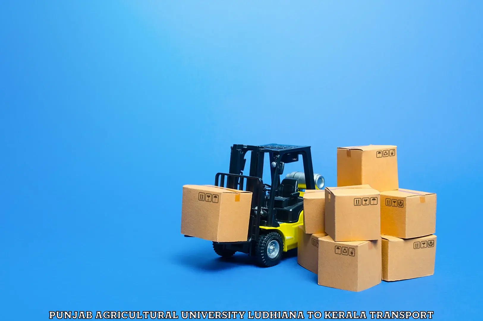 Parcel transport services in Punjab Agricultural University Ludhiana to Changanacherry