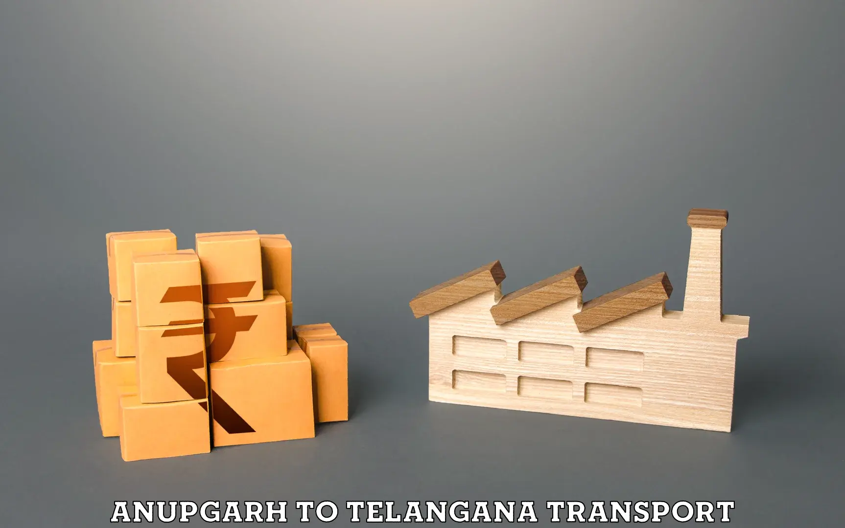 Container transport service Anupgarh to Bellampalli
