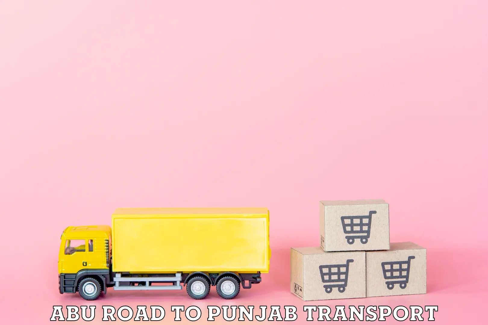 Domestic goods transportation services Abu Road to Bagha Purana